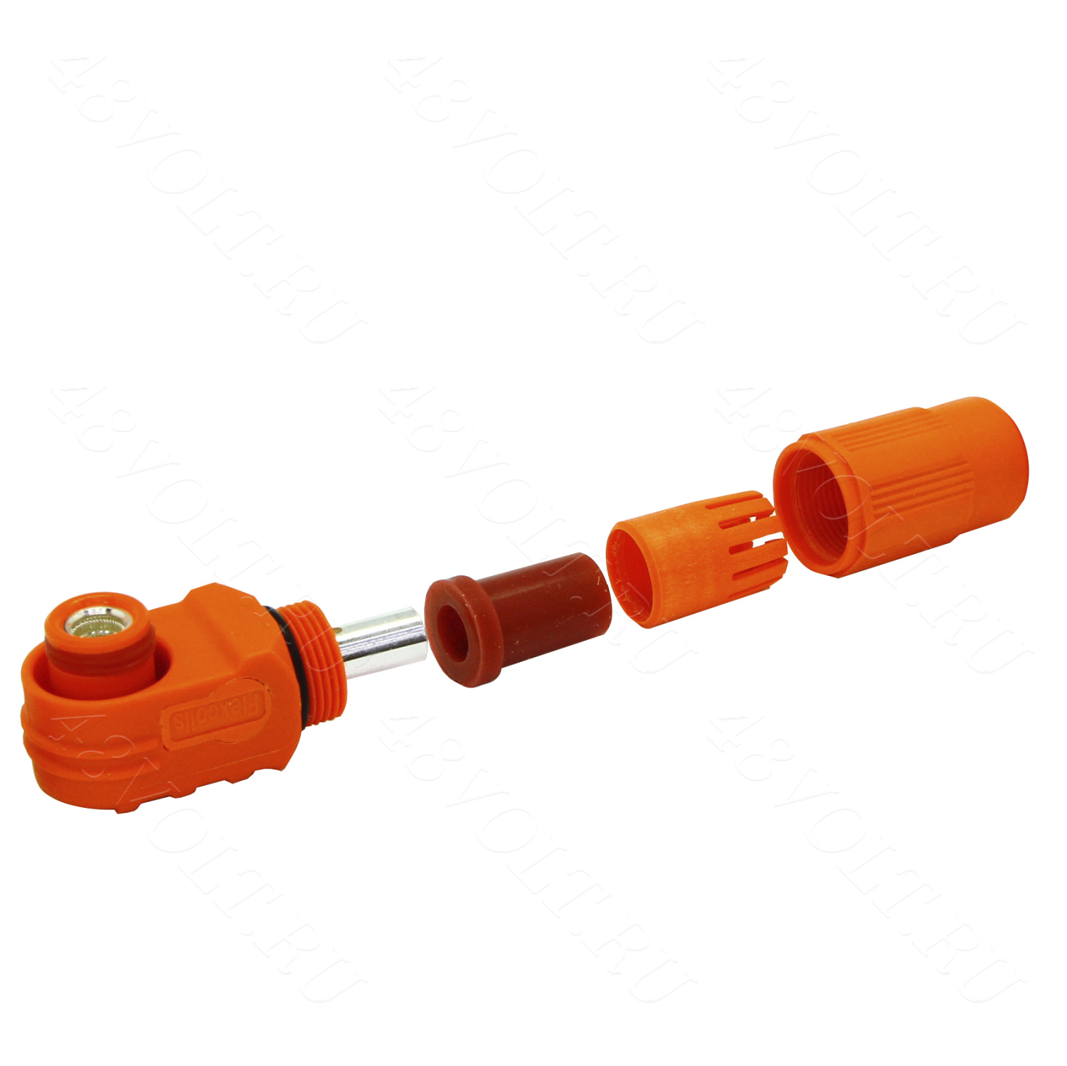 Flexcoils (SurLok) вилка оранжевая 150A (Ф8-35mm2)